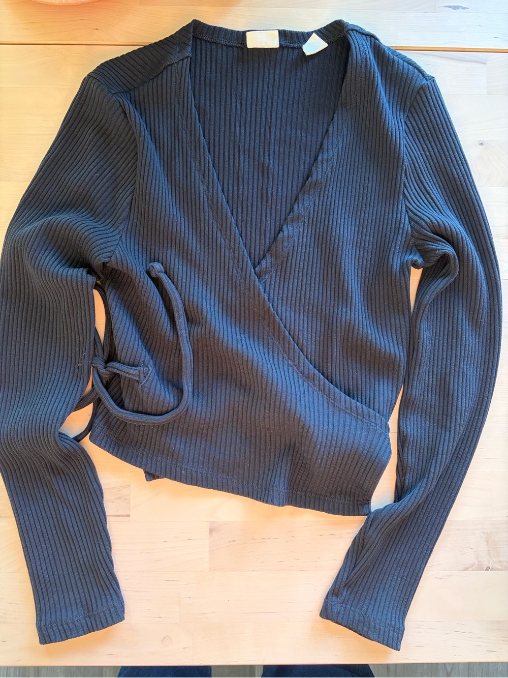 Levi’s Wrap-Front Women's Sweater in Black